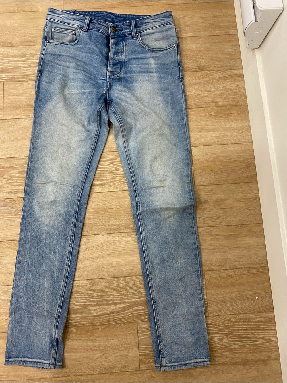 Men's Light Blue Slim Fit Jeans